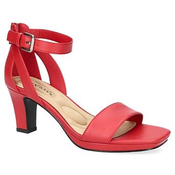 Easy Street Square Toe Platform Women's Heeled Sandals