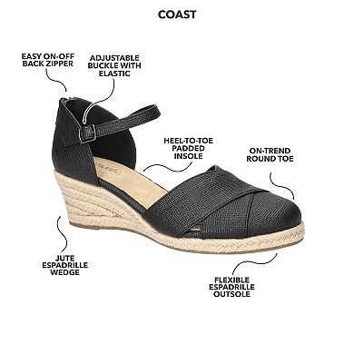 Easy Street Comfort Espadrille Women's Wedge Sandals