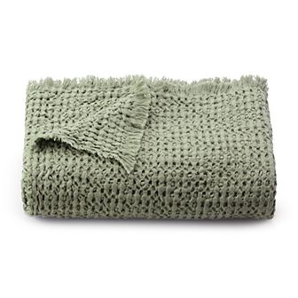 Miryana Cotton Waffle Throw Blanket