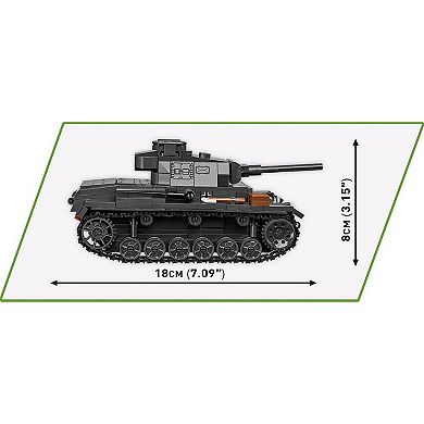 Cobi Historical Collection WWII Panzer III Ausf. J Tank
