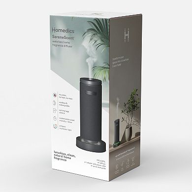 Homedics SereneScent Fabric Waterless Rechargeable 15 mL Diffuser