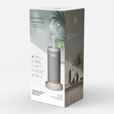 HoMedics SereneScent™ Mini Fabric Rechargeable Waterless Diffuser