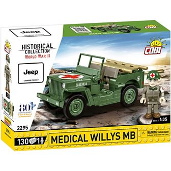 Cobi Historical Collection WWII Jeep Willys MB Medical Vehicle