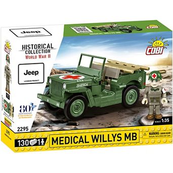 Cobi Historical Collection WWII Jeep Willys MB Medical Vehicle