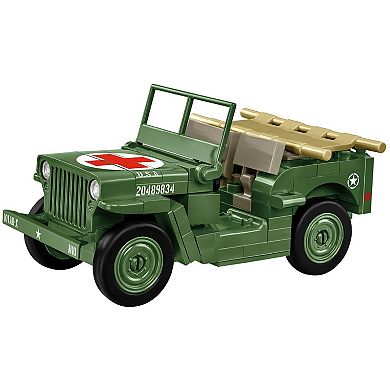 Cobi Historical Collection WWII Jeep Willys MB Medical Vehicle