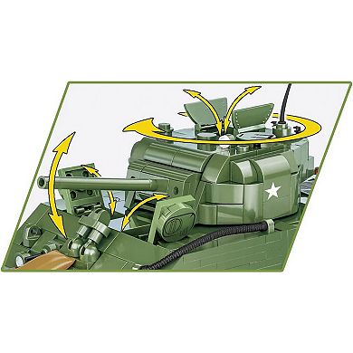 Cobi Historical Collection World War II M4A3 Sherman Tank