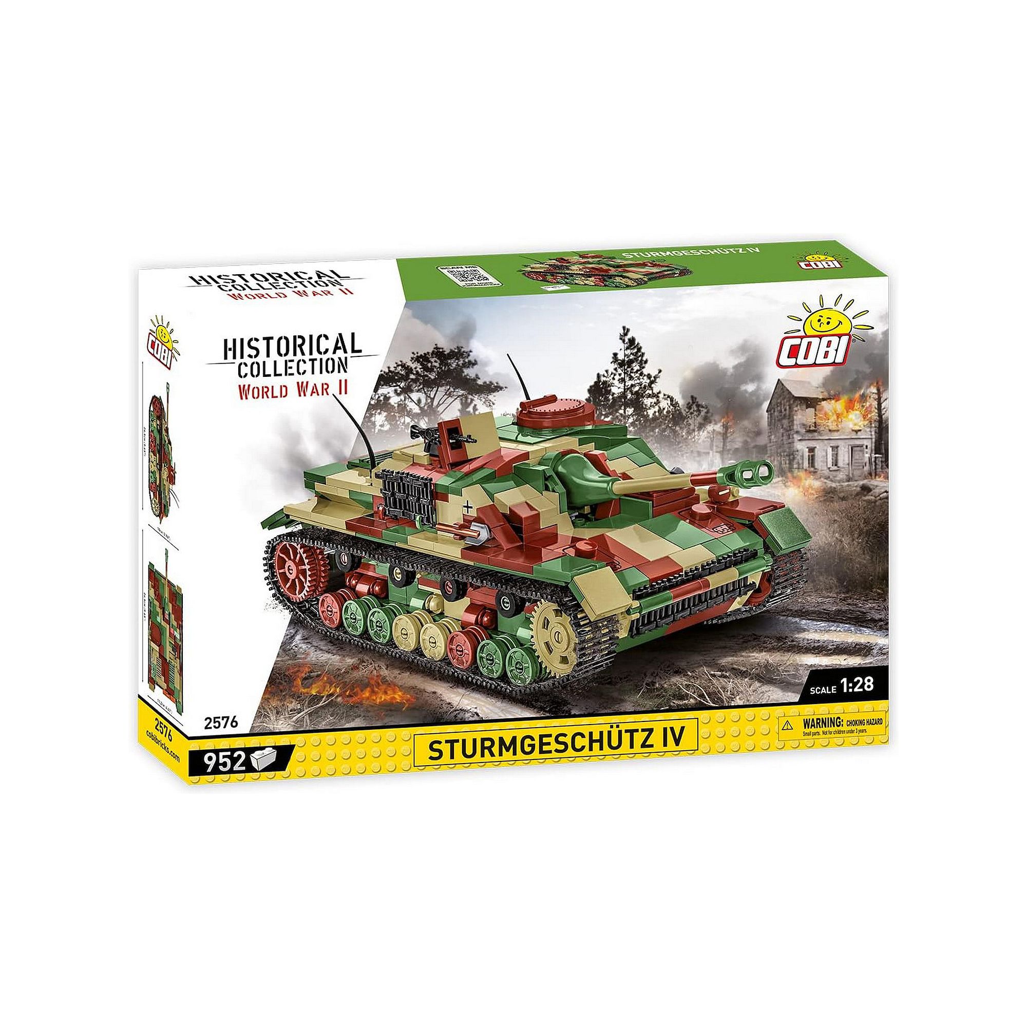 Cobi Historical Collection WWII Sturmgeschutz IV Tank, Multi