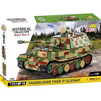 Cobi Historical Collection WWII Panzerjager Tiger (P) Elefant Tank