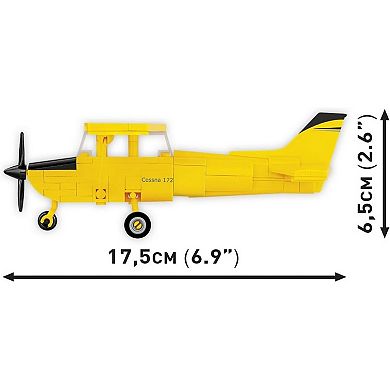 Cobi Cessna 172 Yellow Skyhawk