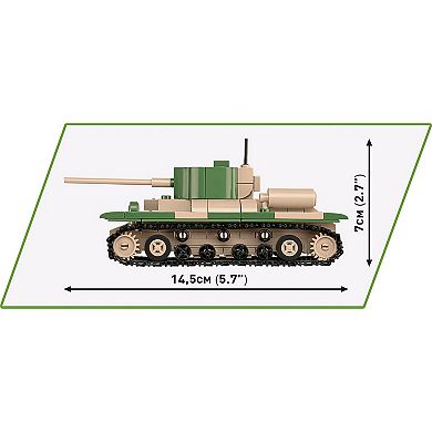Cobi Historical Collection WWII Renault R35, Valentine IX and Panzer I