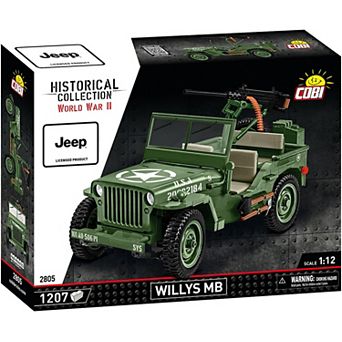 Cobi Historical Collection WWII Jeep Willys MB 1:12 Scale Vehicle