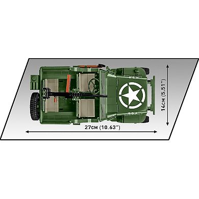 Cobi Historical Collection WWII Jeep Willys MB 1:12 Scale Vehicle