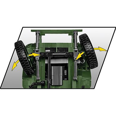 Cobi Historical Collection WWII Jeep Willys MB 1:12 Scale Vehicle