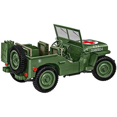 Cobi Historical Collection WWII Jeep Willys MB Medical 1:12 Scale Vehicle