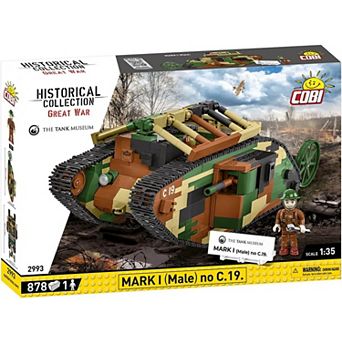 Cobi Historical Collection Great War The Tank Museum Mark I (Male) No. C.19.