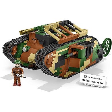 Cobi Historical Collection Great War The Tank Museum Mark I (Male) No. C.19.