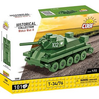 Cobi Historical Collection WWII T-34/76 1:72 Scale Tank