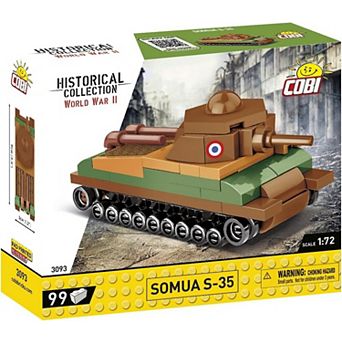 Cobi Historical Collection WWII Somua S-35 1:72 Scale Tank