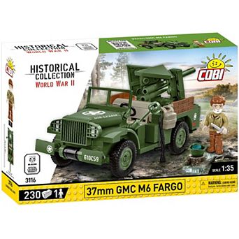 Cobi Historical Collection WWII 37mm GMC M6 Fargo Armored Vehicle