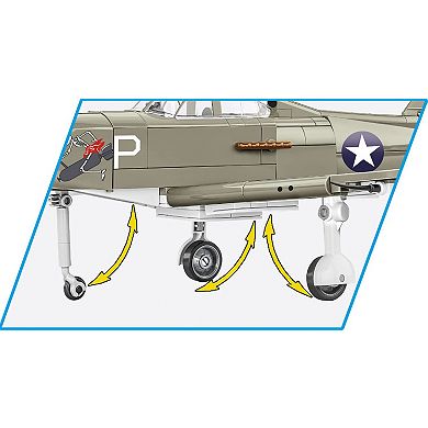 Cobi Historical Collection WWII Bell® P-39D Airacobra® Aircraft