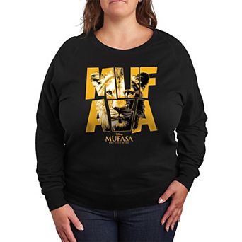 Disney's Mufasa: The Lion King Plus Size French Terry Long Sleeve Tee