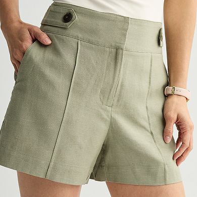 Women's Nine West Pintuck Shorts