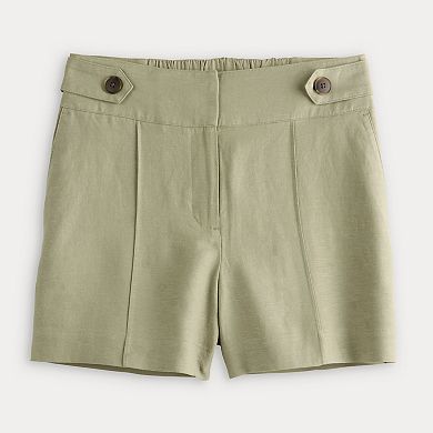 Women's Nine West Pintuck Shorts