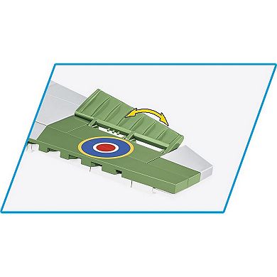 Cobi Historical Collection WWII Spitfire Mk. XVI Bubbletop Aircraft