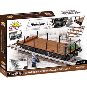 Cobi Historical Collection WWII Schwerer Plattformwagen Type Ssys Train