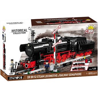 Cobi Historical Collection Trains DR BR 52 Steam Locomotive & Railway Sepamhore