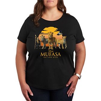 Disney's Mufasa: The Lion King Plus Size Sun Graphic Tee