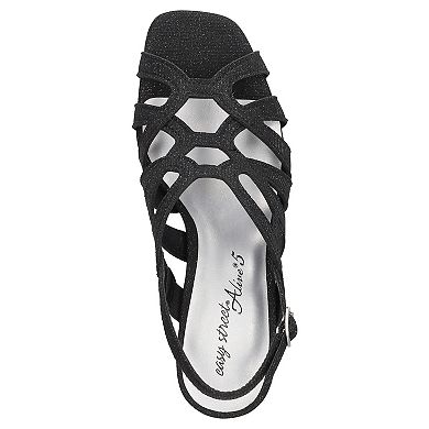 Easy Street Jetty Women's Slingback Heeled Platform Sandals