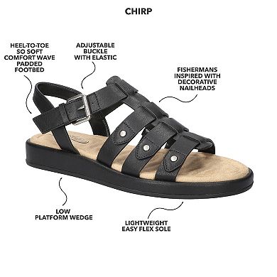 Easy Street Chirp Women's Gladiator Platform Sandals