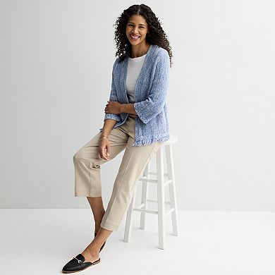 Women's Croft & Barrow® Effortless Utility Cropped Pants