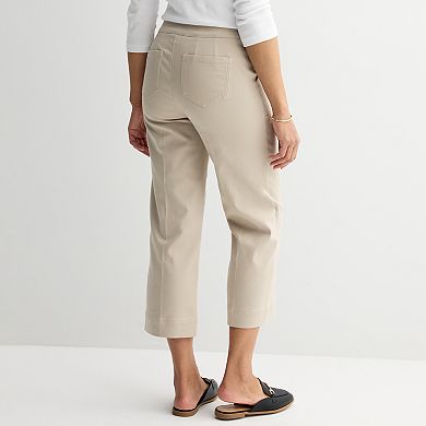 Women's Croft & Barrow® Effortless Utility Cropped Pants