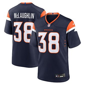Men's Nike Jaleel McLaughlin Navy Denver Broncos Alternate Game Jersey
