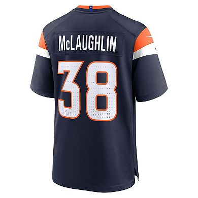 Men's Nike Jaleel McLaughlin Navy Denver Broncos Alternate Game Jersey