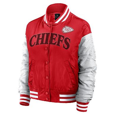 Women's Fanatics Red Kansas City Chiefs Elements Wave Full-Snap Jacket