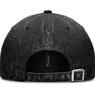 Women's Fanatics Black Boston Bruins Heritage Away Game Adjustable Hat