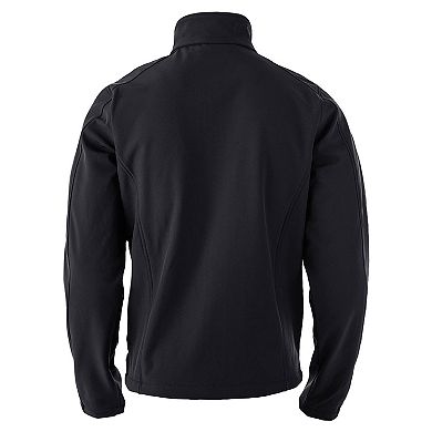Men's Dunbrooke Black Philadelphia Eagles Sonoma Softshell Full-Zip Jacket