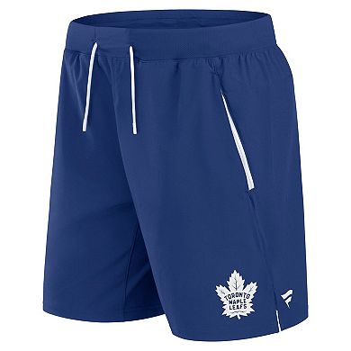 Men's Fanatics Blue Toronto Maple Leafs Authentic Pro Rink Performance Shorts