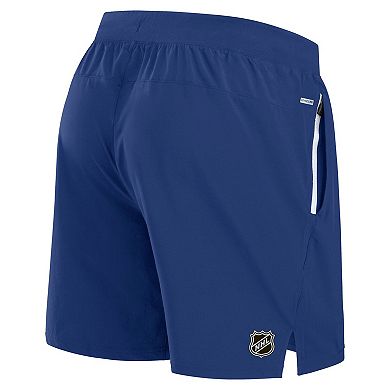 Men's Fanatics Blue Toronto Maple Leafs Authentic Pro Rink Performance Shorts