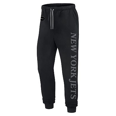 Unisex Fanatics Black New York Jets Elements Phenom Fleece Jogger Pants