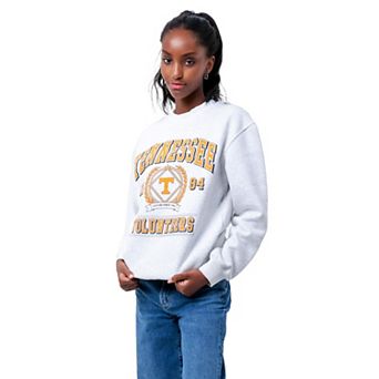 Unisex Established & Co. Ash Tennessee Volunteers Vintage Crest Pullover Sweatshirt