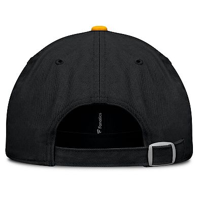 Men's Fanatics Black/Gold Boston Bruins Heritage Home Ice Two-Tone Adjustable Hat