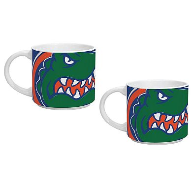 Indigo Falls Florida Gators Two Pack 14oz Stackable Mug Set