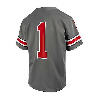 Toddler Nike #1 Steel Ohio State Buckeyes Alternate Untouchable Replica Football Jersey