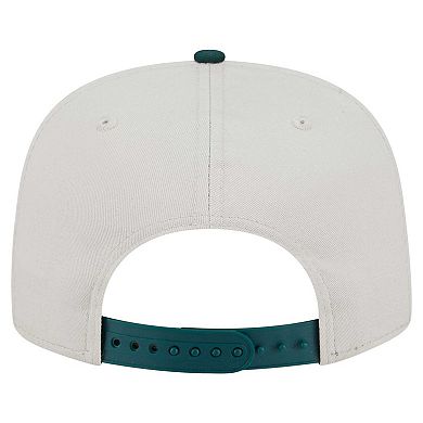Men's New Era Cream Oakland Athletics Iron Golfer Snapback Hat