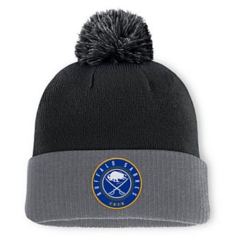 Men's Fanatics Black Buffalo Sabres Cuffed Knit Hat with Pom