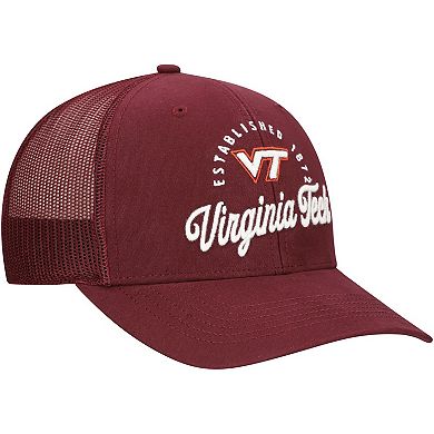Men's '47 Maroon Virginia Tech Hokies Pitstop Trucker Adjustable Hat